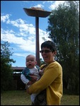 Jen and Bea at The Big Pie, Yatala