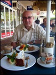 TP admires the coffee and cake deal!