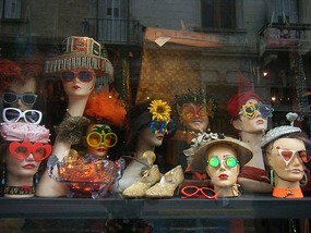 Shop window in San Telmo