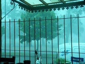 VIDEO - a little storm in San Antonio de Areco
