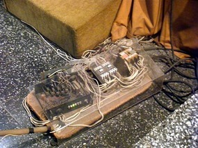 Amazing power supply to an exhibit in old market