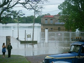 Museum of the river is now in the river, Salto