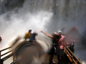 We get very wet