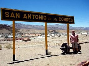 The station sign