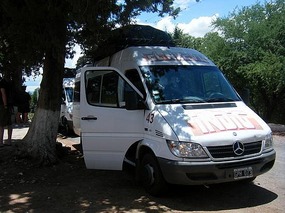 El Indio, our bus to Cafayte
