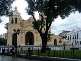 The cathedral on the main square