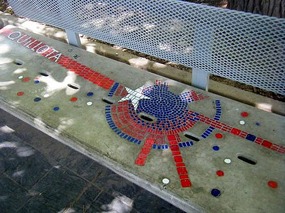 Bench in Plaza Chile