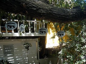 La Chascona garden