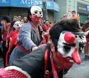 The carnaval parade