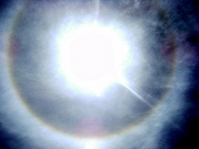 22 degree halo at Laguna Blanca