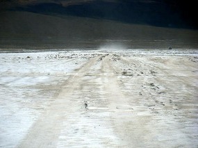 First sight of salt plains