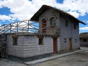 New salt house in Colchani