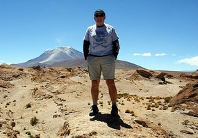TP less lively than live volcano in background