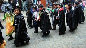 Kids dress up for carnaval