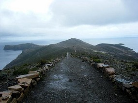 The end of the island comes into view