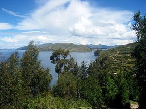 View from the Inca staircase