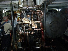 Yavari engine room