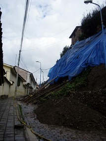 Landslide in our road, Suecia
