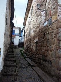 Some of the streets are quite narrow!