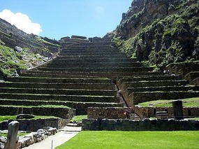 Our first view of Ollantaytambo