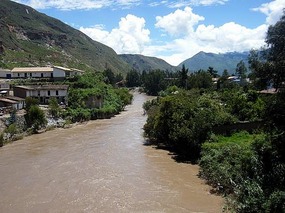 The river Urubamba, cause of much recent flooding