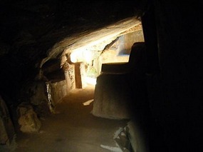 Altar inside the sacred rocks at Q'enqo
