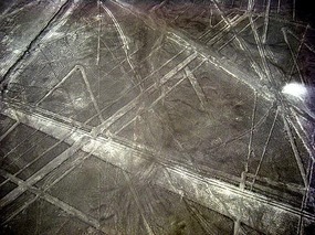 lots of lines to confuse landing aliens