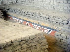 Freize buried under further wall