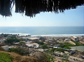 View from our bungalow