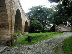 1870 bridge alongside the earlier one