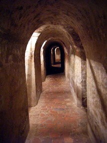 Tunnels under the castle