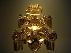 Gold body adornment
