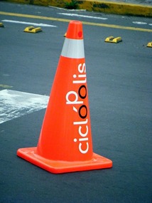 Cycle Police bollard