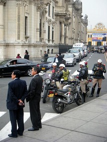 City centre security at presidential palace