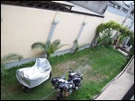 Bikes in Hotel Olimpo yard