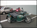 New Russian Motorbike & side car. Ural