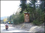 Coming into Whistler