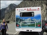 Lotte and her picturesque camper home
