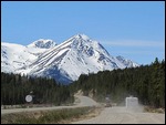 Some gravel road approaching Jade city