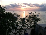 Sunset from the balcony