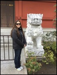 Brittany found a cat!
