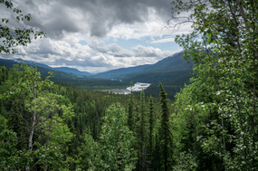 Valley of the Stikine River in Cassiar region