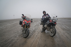 Clawing our way home through the rain and mud
