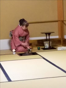 Prepping the tea