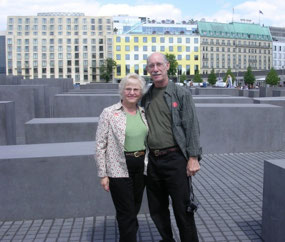 At Holocaust Memorial