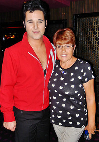 Elvis and yours truly....