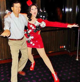 Jim knows how to dance with Katy Perry...