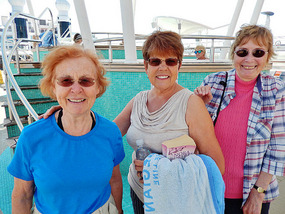 Nelly with Canadians Berth & Wilma