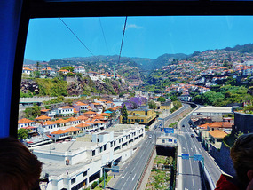 Cable ride is almost downtown.