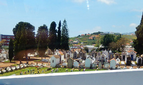 Many burials are above ground